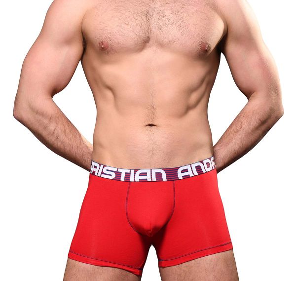 Andrew Christian Boxers ALMOST NAKED COTTON BOXER 92742, rouge 