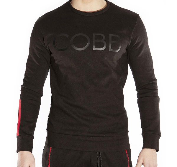 Alexander COBB Sweatshirt SWEETER BLACK, schwarz