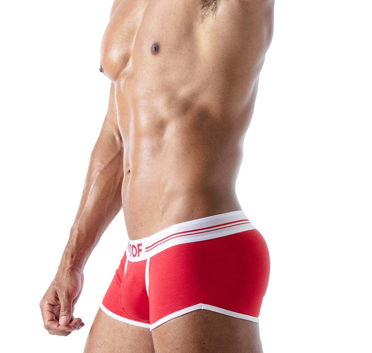 TOF Boxershorts FRENCH TRUNKS RED TOF161R, rot