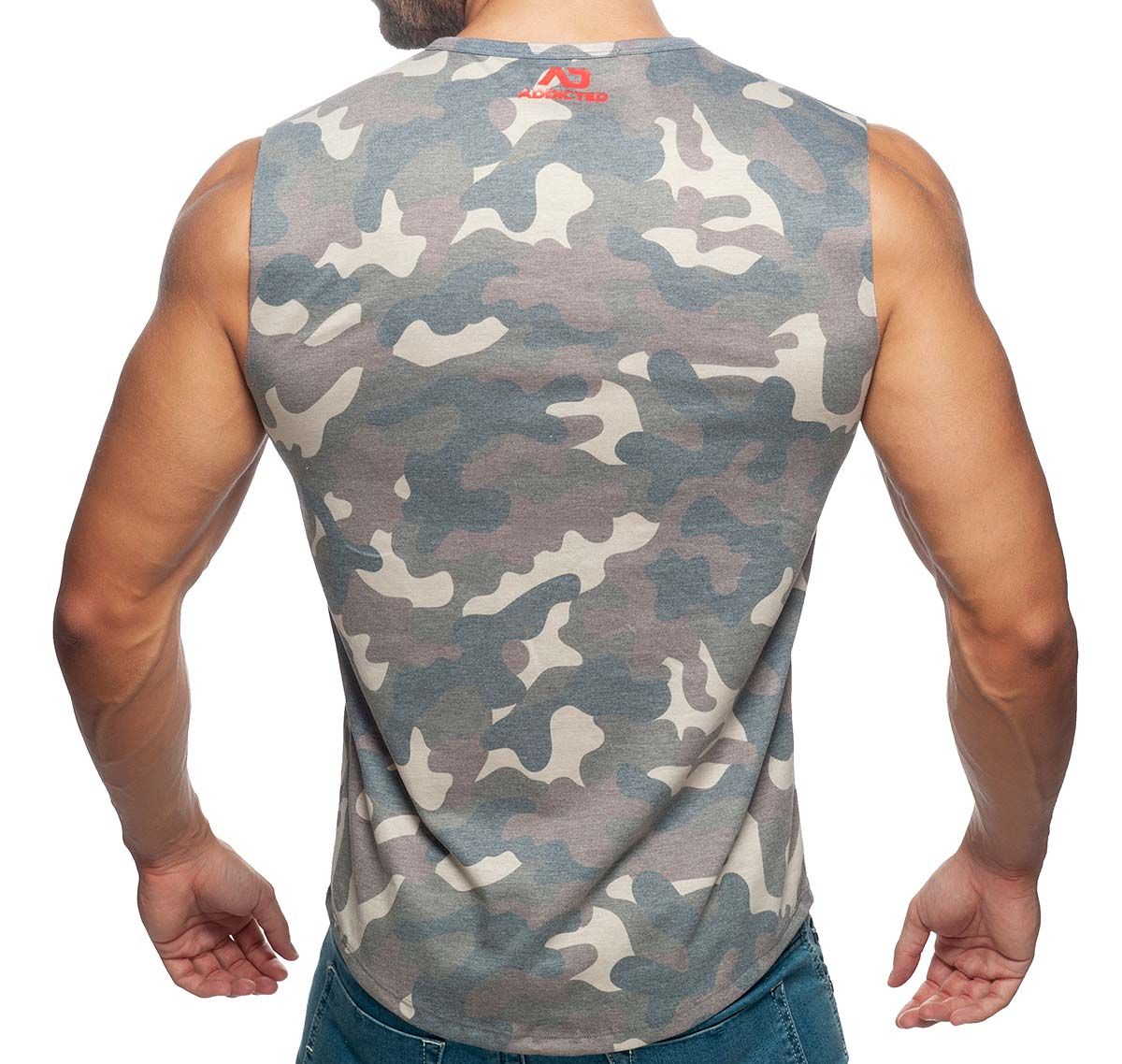 Addicted Tank Top ON THE MAKE SHOULDER TANKTOP AD915, army