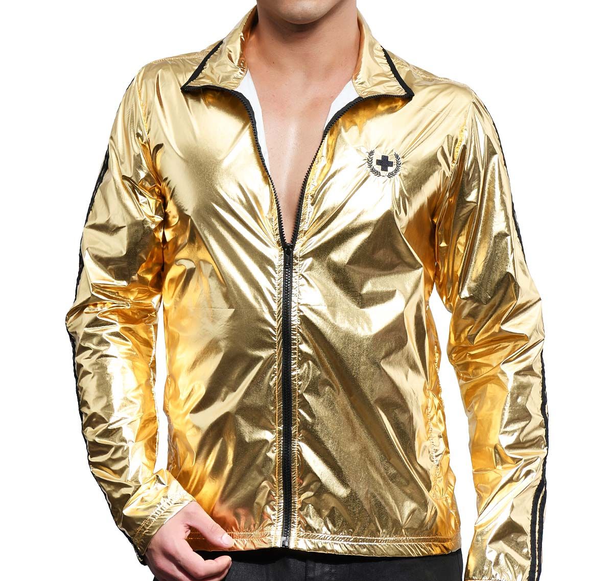 Andrew Christian Jacket GOLDEN BOY TRACK JACKET 5140, gold