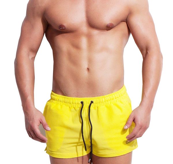 Alexander COBB training shorts Sporthose SHORT MESH YELLOW, yellow