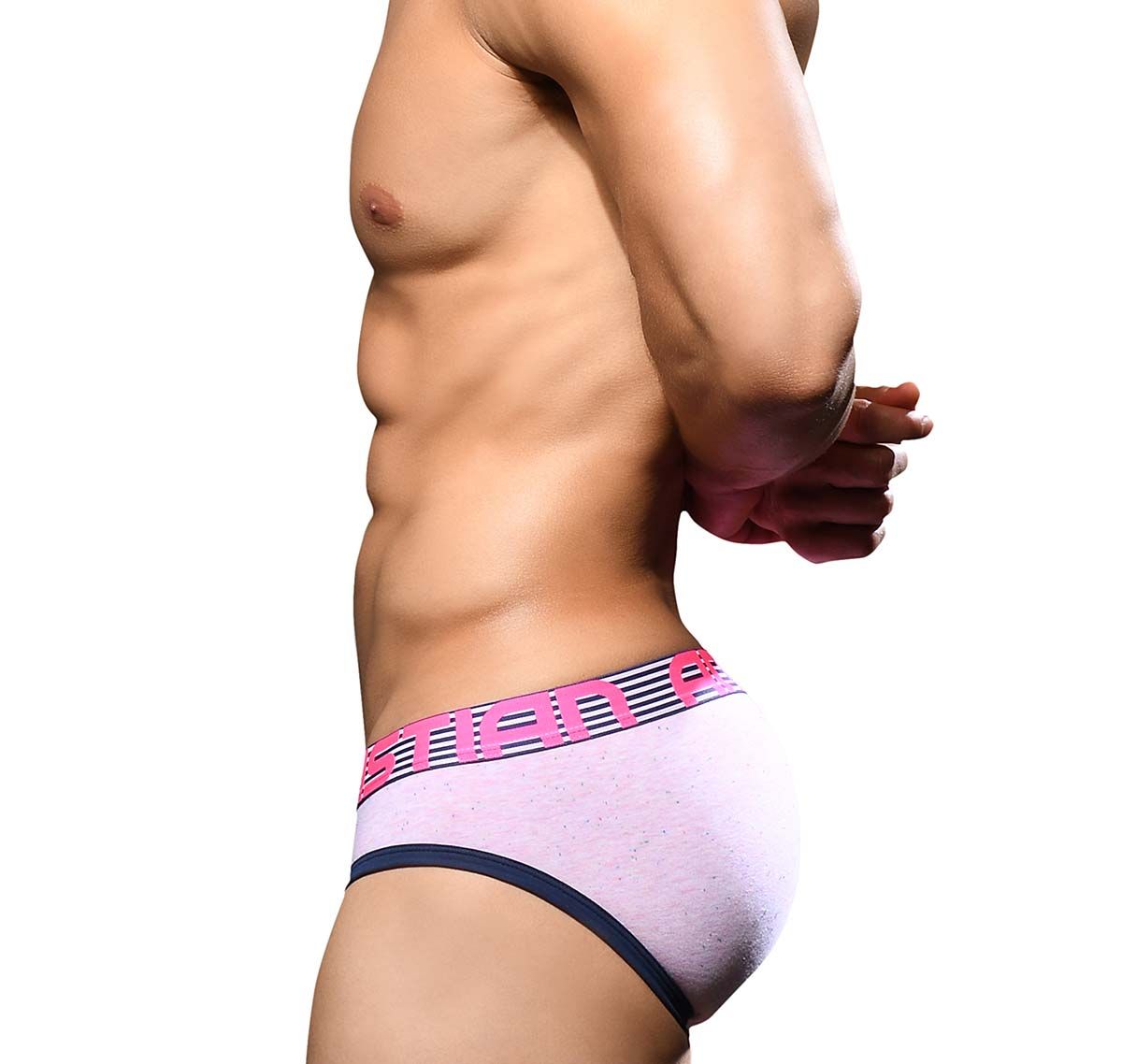 Andrew Christian Slip ALMOST NAKED ELEMENT BRIEF 92695, rosa