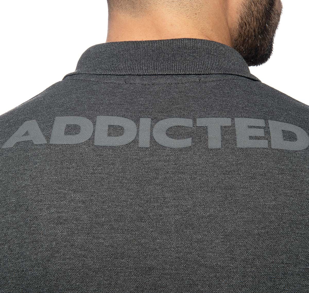 Addicted Camisa polo AD CLASSIC POLO SHIRT AD949, gris