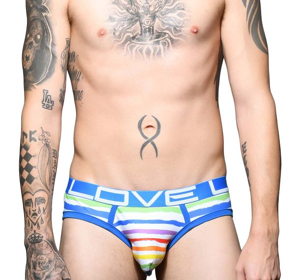 Andrew Christian Brief LOVE STRIPE BRIEF w/ ALMOST NAKED 91582, multicolor