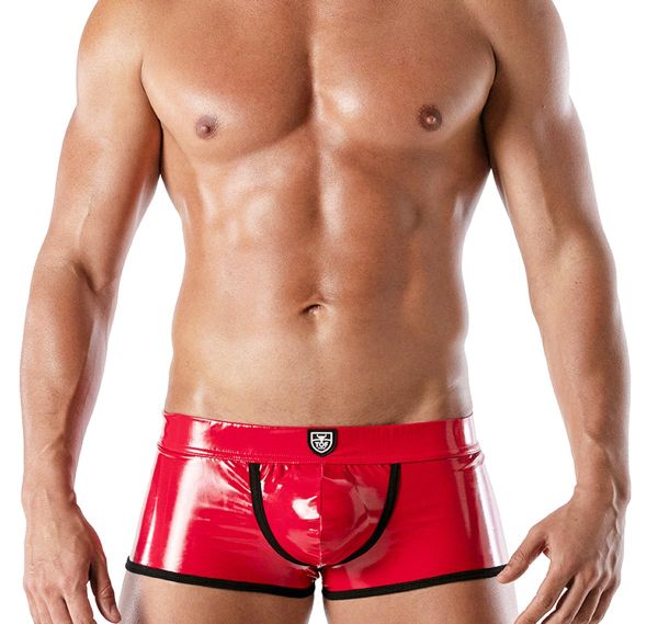 TOF Boxer VINYL TRUNKS RED TOF184, rouge 