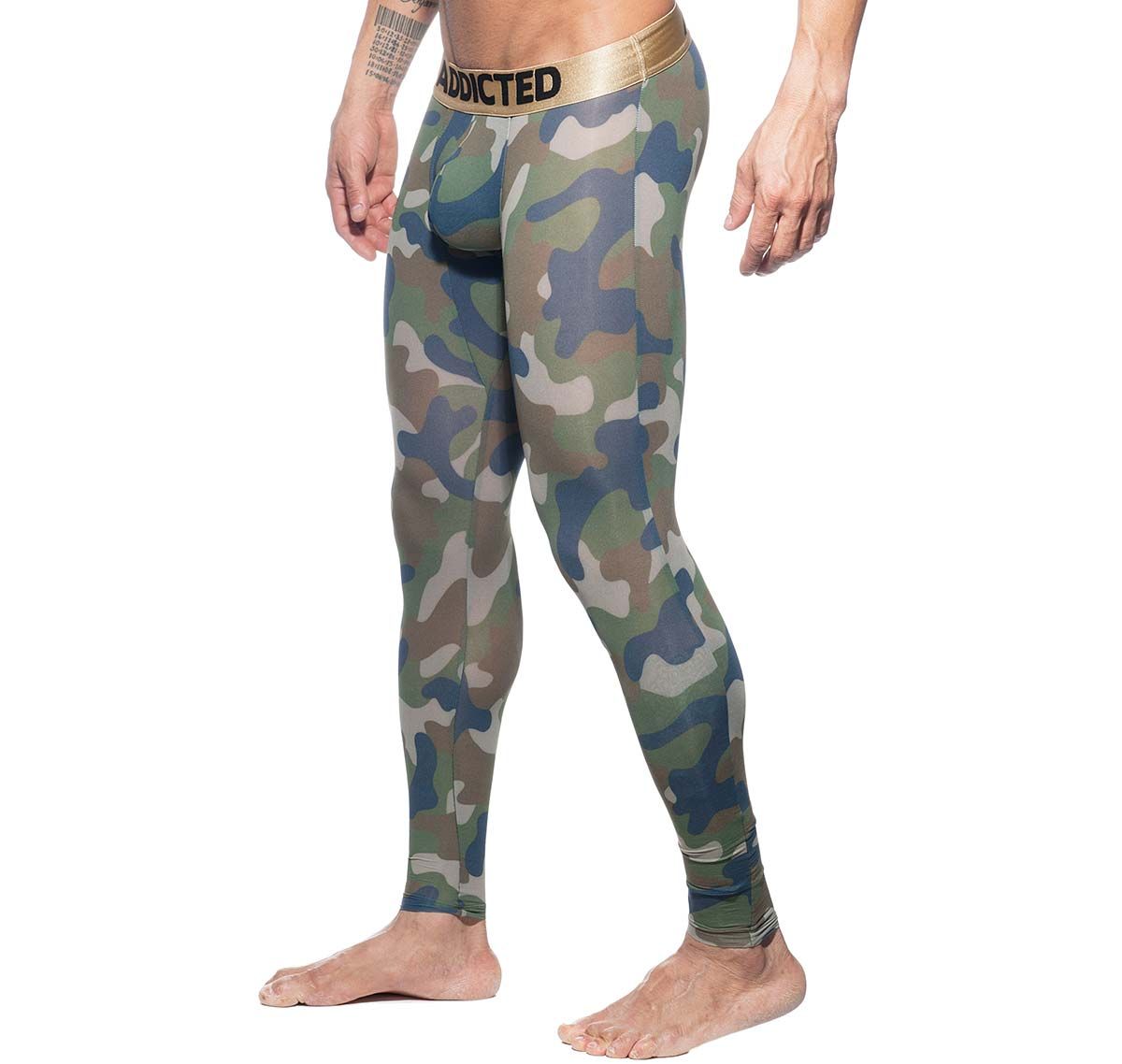 Addicted mutande lunghe CAMO LONG JOHN AD694, camouflage