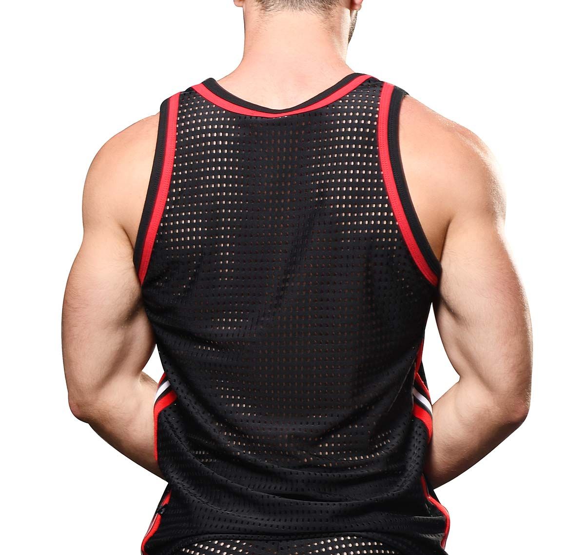 Andrew Christian Tank Top COMPETITION MESH TANK 2947, black