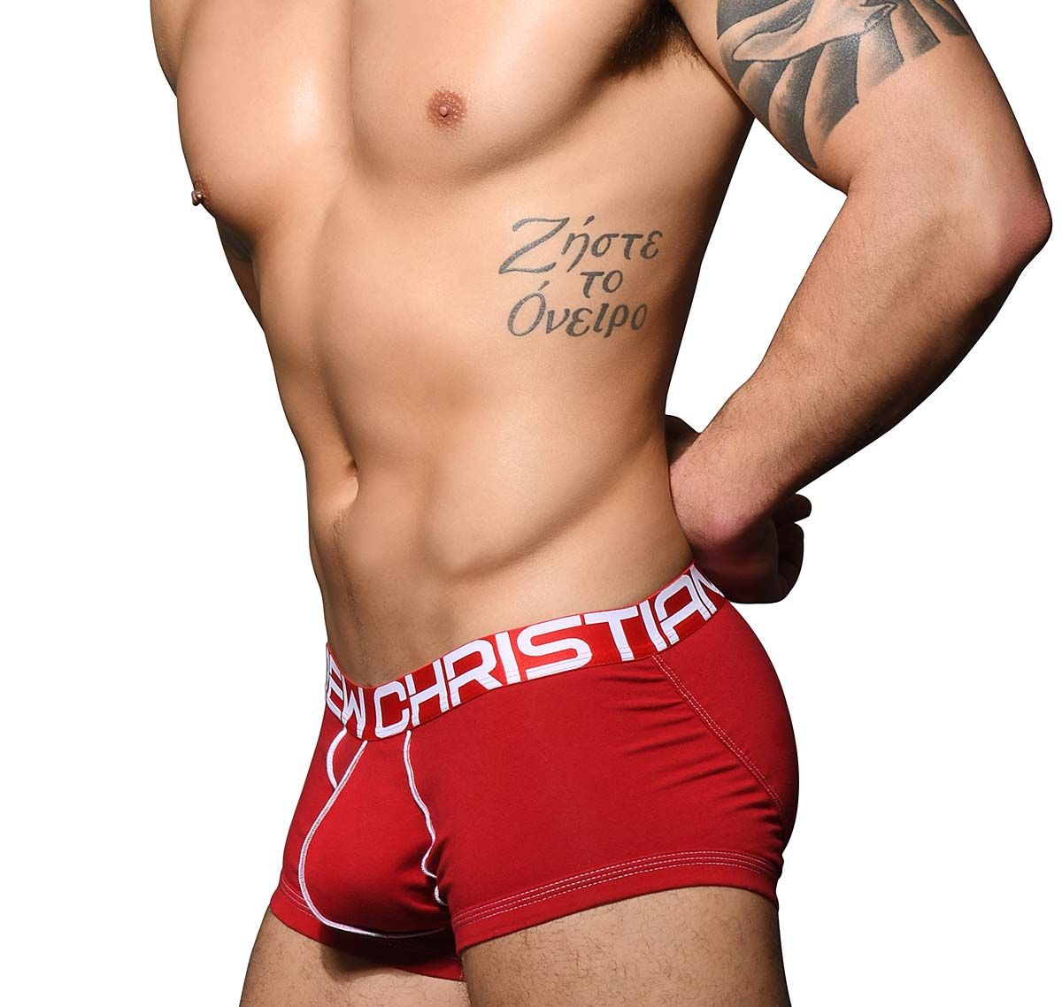 Andrew Christian Boxers FLASHLIFT BOXER w/SHOW-IT 92634, red