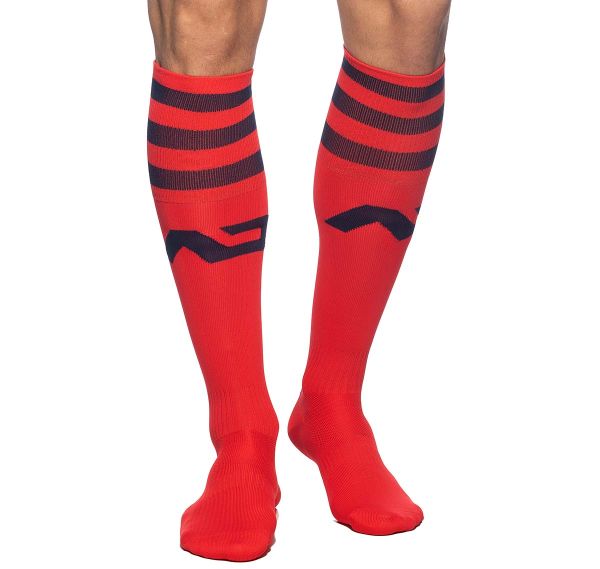 Addicted sport socks BASIC ADDICTED SOCKS AD382, red