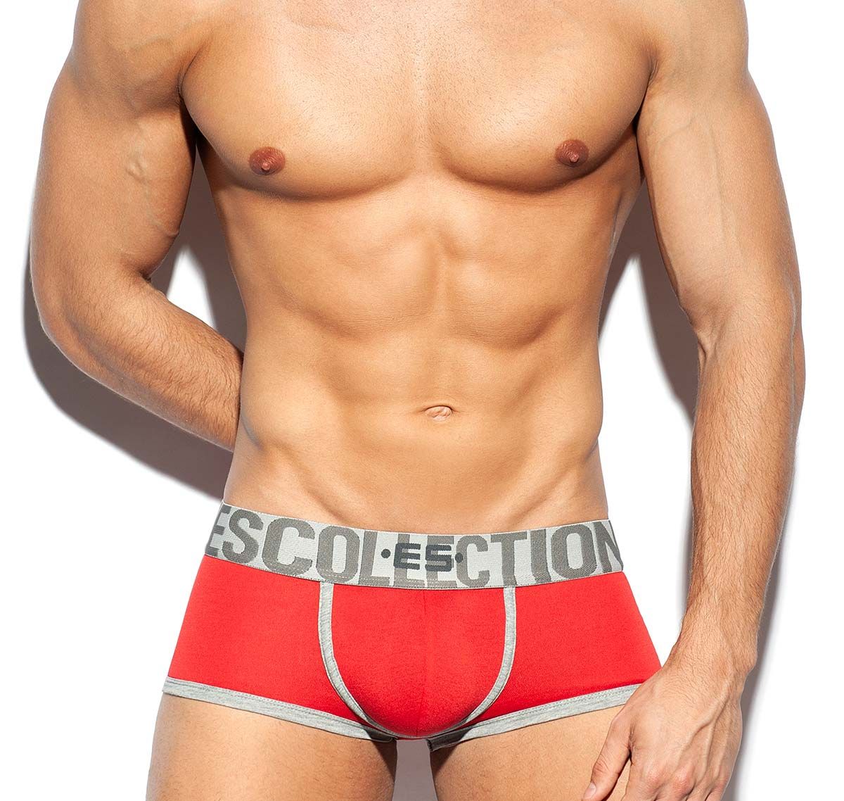 ES Collection Boxers SECOND SKIN TRUNK UN423, red
