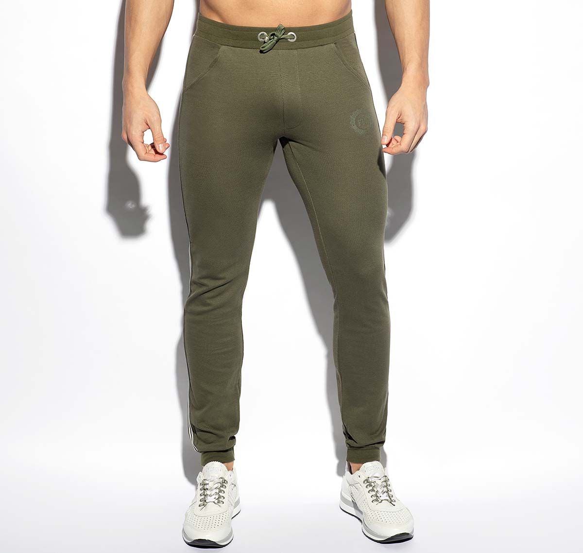 ES Collection Pantalón deportivo FIT TAPE SPORT PANT SP209, verde