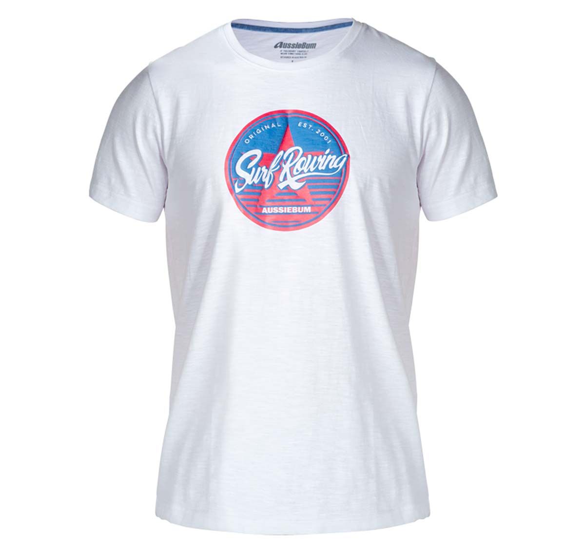 aussieBum T-Shirt DESIGNER TEE STAR BLUE, blanc