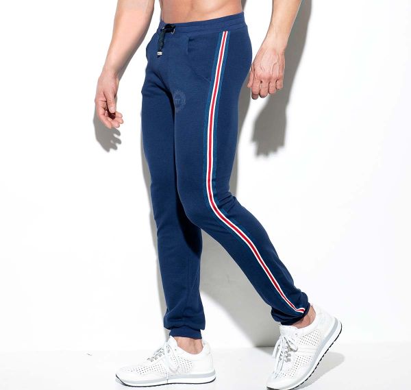 ES Collection Pantalon de sport FIT TAPE SPORT PANT SP209, bleu marine 